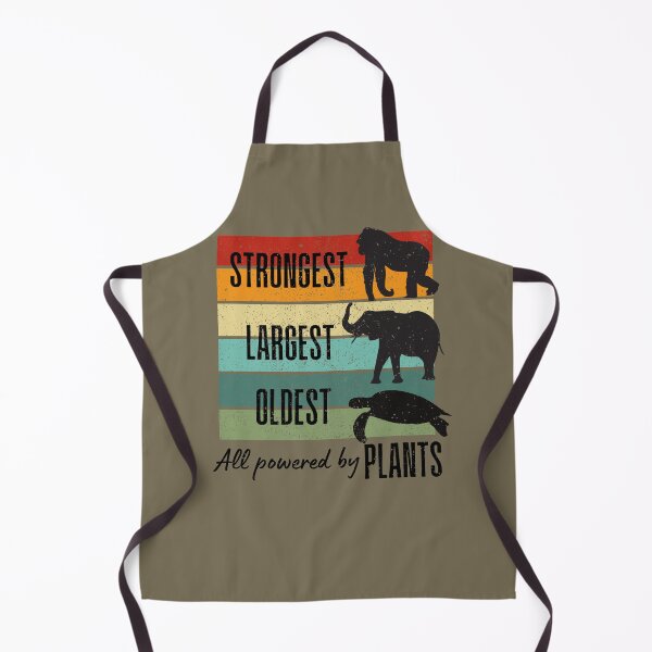 Item preview, Strongest Largest Oldest Distressed , Powered By Plants , Fun Vegan Vegetarian designed and sold by DevlynnDesigns.