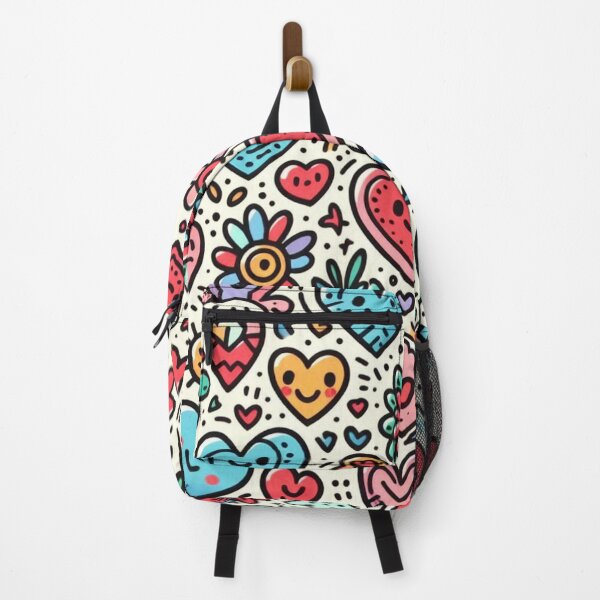 Item preview, Love doodles pattern designed and sold by FLATVAC STICKER.