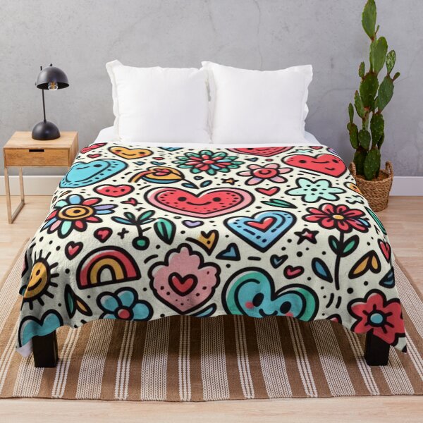 Item preview, Love doodles pattern designed and sold by FLATVAC STICKER.