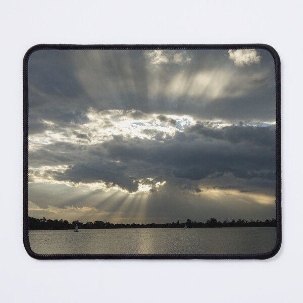 Item preview, Shafts of sunlight at Lake Wendouree, Ballarat designed and sold by charlienelson.
