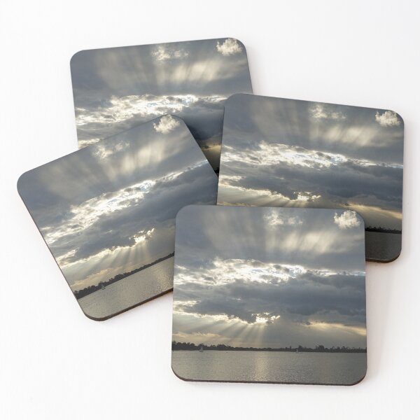 Item preview, Shafts of sunlight at Lake Wendouree, Ballarat designed and sold by charlienelson.