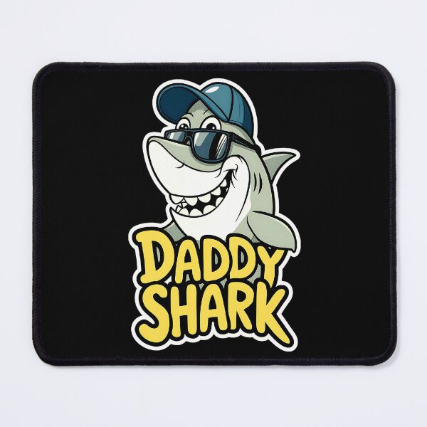Item preview, Cool Daddy Shark Cartoon with Sunglasses designed and sold by Taans-Creation.