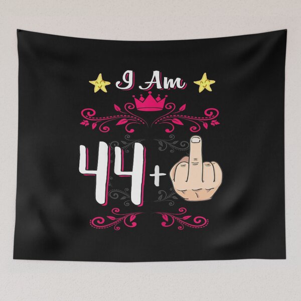 Item preview, I Am 44 Plus 1 Middle Finger designed and sold by skeastore.