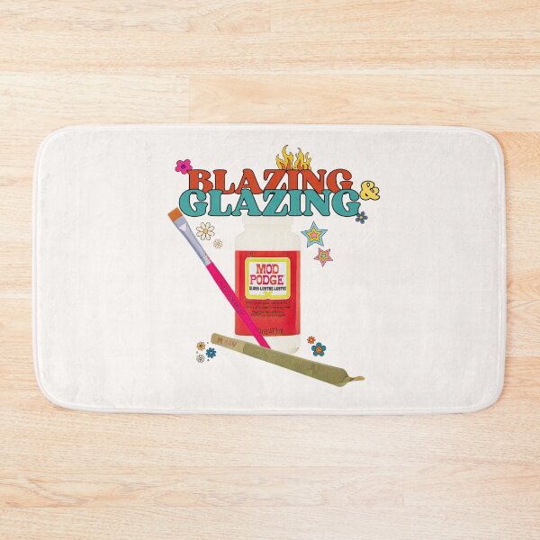 Item preview, blazing and glazing clay craft weed joke designed and sold by miss madison creates.