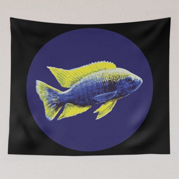 Item preview, Blue/Yellow Cichlid designed and sold by Corner-Distro.