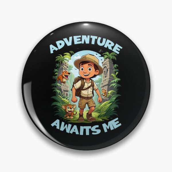 Item preview, Jungle Adventure Awaits Me Kid Explorer designed and sold by Taans-Creation.