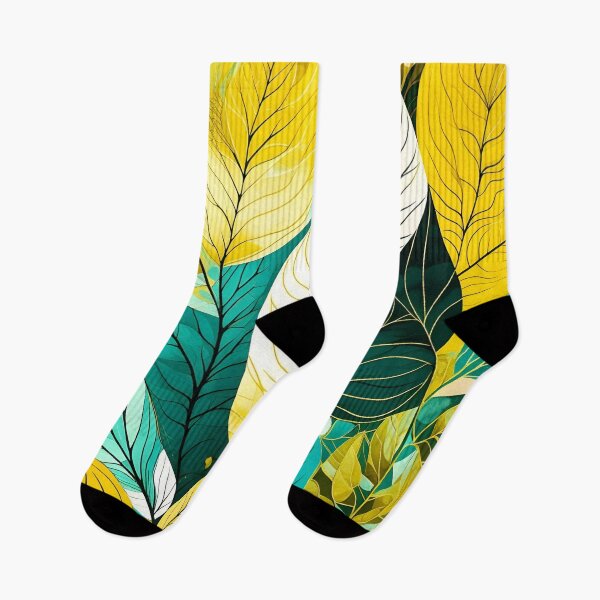 Item preview, Modern Abstract Nordic Leaves  designed and sold by celartinspire.
