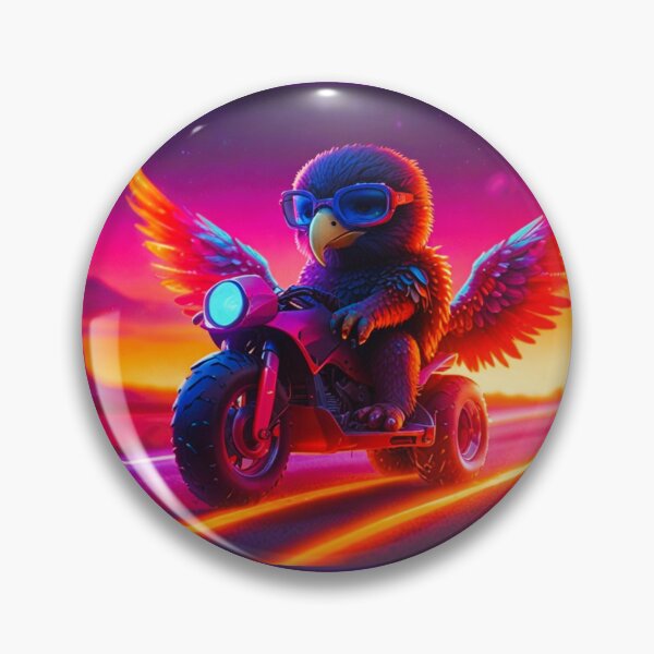 Item preview, Eagle on futuristic motorcycle designed and sold by Astralia.