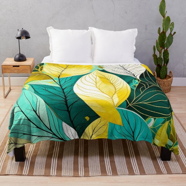 Item preview, Modern Abstract Nordic Leaves designed and sold by celartinspire.