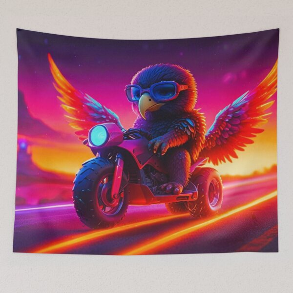 Item preview, Eagle on futuristic motorcycle designed and sold by Astralia.