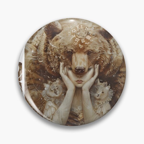 Item preview, Animal Spirit Guide, Child with a Bear Spirit, Original Art, T-Shirt designed and sold by Art.Fusion.Studio.