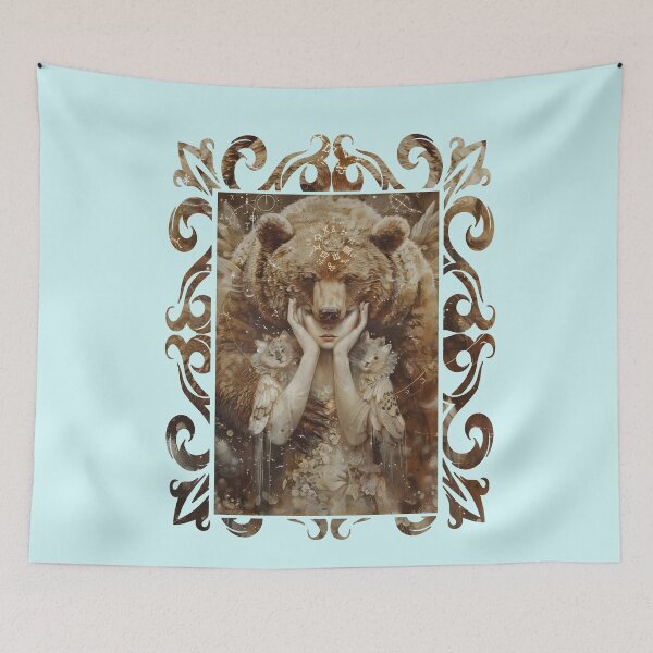 Item preview, Animal Spirit Guide, Child with a Bear Spirit, Original Art, T-Shirt designed and sold by Art.Fusion.Studio.