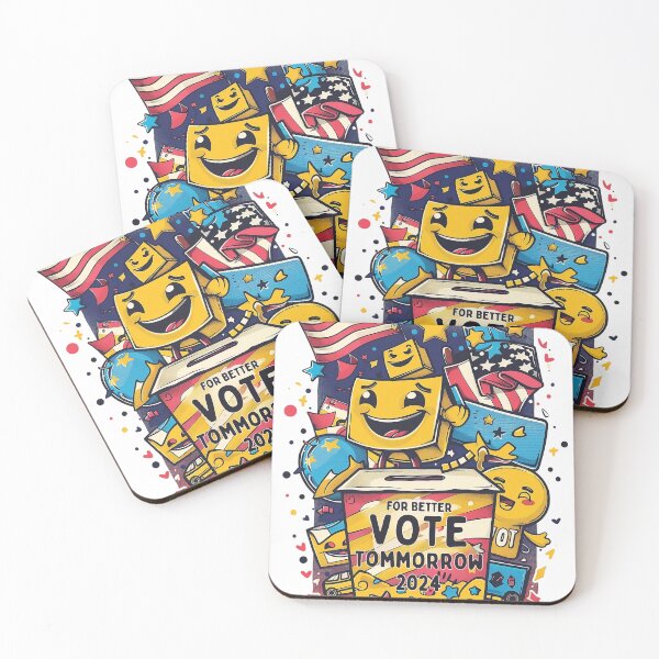 Item preview, Vote for a Better Tomorrow: US election 2024 designed and sold by Bee Happy Creative™.
