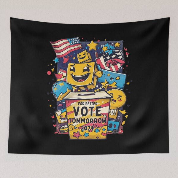 Item preview, Vote for a Better Tomorrow: US election 2024 designed and sold by Bee Happy Creative™.