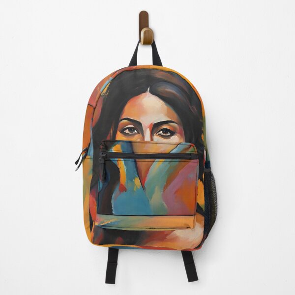 Item preview, Abstract Elegance: A Portrait in Vibrance designed and sold by Robo-toons.