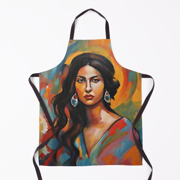 Item preview, Abstract Elegance: A Portrait in Vibrance designed and sold by Robo-toons.
