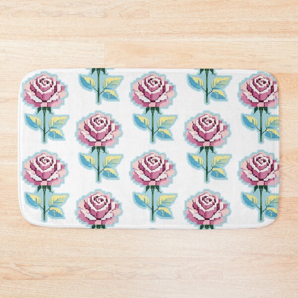 Item preview, 8-Bit Glowing Pink Rose designed and sold by Planthem.