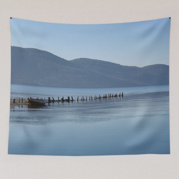 Item preview, Unspoiled Blue Waters Of Akyaka Bay And A Rowing Boat designed and sold by taiche.