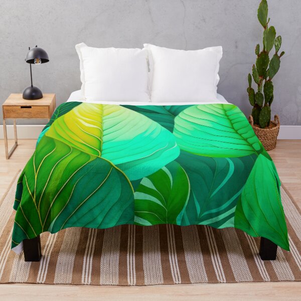 Item preview, Abstract Green Leaves designed and sold by celartinspire.