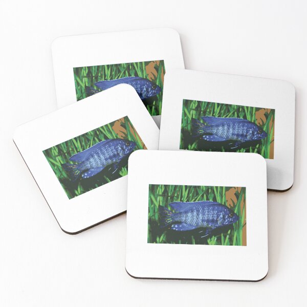Item preview, Blue Cichlid Art designed and sold by Corner-Distro.