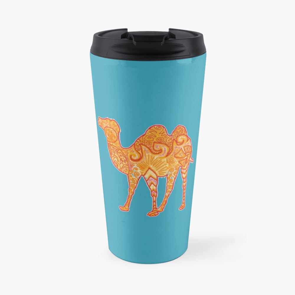camel flask mug