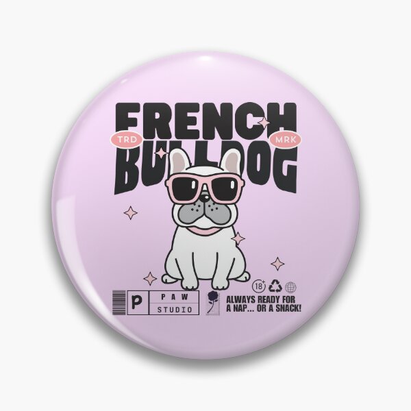 Item preview, French bulldog : always ready for a nap or a snack designed and sold by Peerless-Prime.