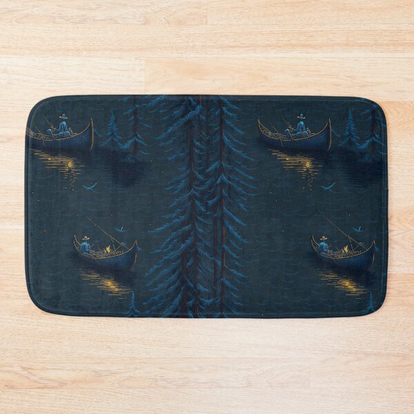 Item preview, Nocturnal Boating Scene designed and sold by Daniel Haddad.