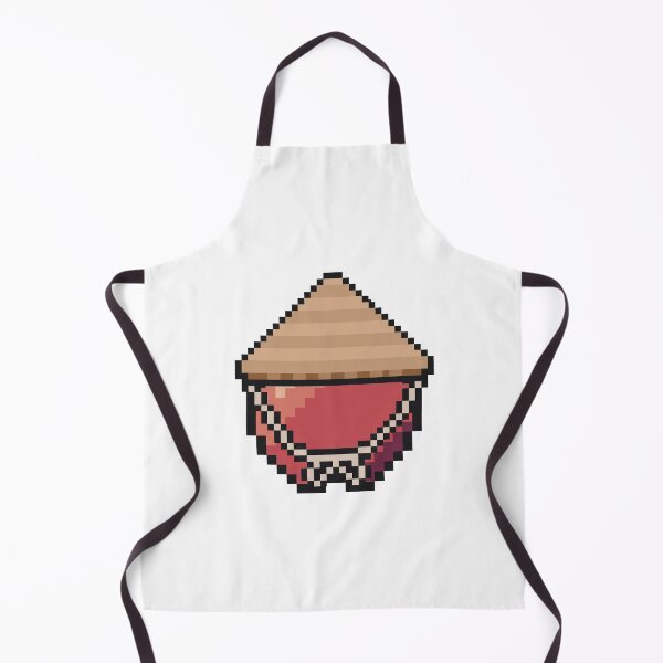 Item preview, apple with farmer straw hat designed and sold by helixter.