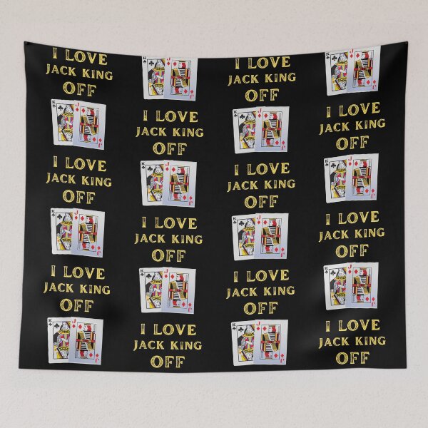 Item preview, Poker I Love Jack King Off designed and sold by WoodburyLake.