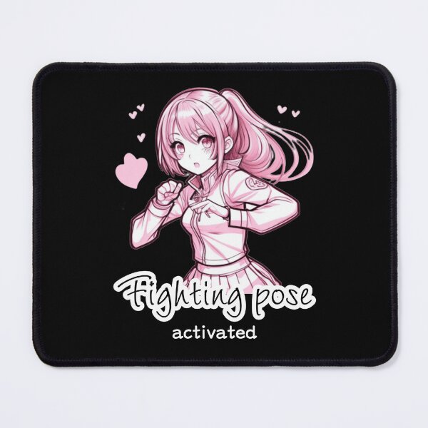 Item preview, Anime girl fighting pose designed and sold by Roxburylane.