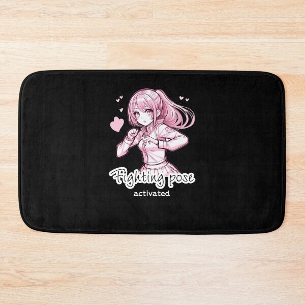 Item preview, Anime girl fighting pose designed and sold by Roxburylane.