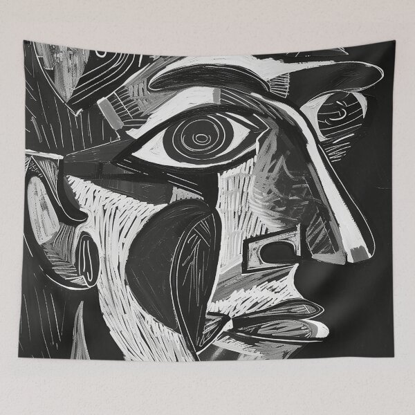 Aperçu de l'œuvre Paplaro - Pas de portrait de Picasso (1/4) créée et vendue par sabantha.