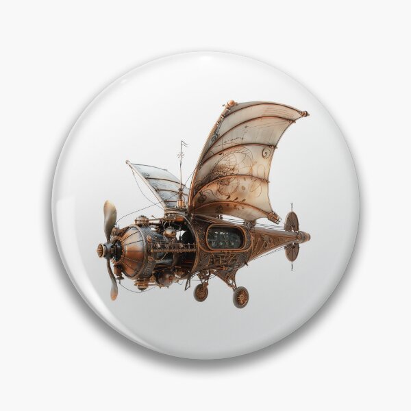 Item preview, Steampunk flaying machine with bronze propellers designed and sold by JohanSD.