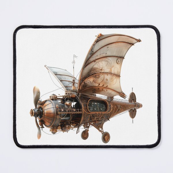 Item preview, Steampunk flaying machine with bronze propellers designed and sold by JohanSD.