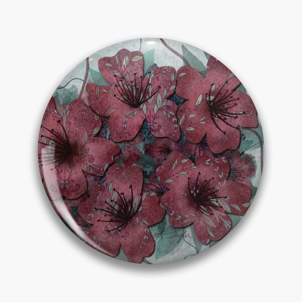 Item preview, Rhododendron  Watercolor  designed and sold by the-coin-jar-co.