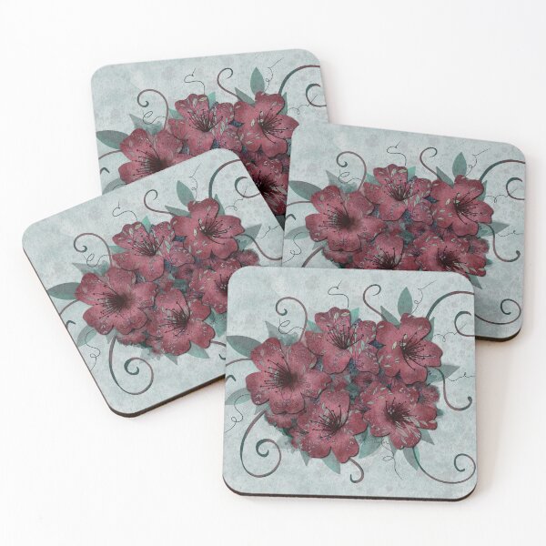Item preview, Rhododendron  Watercolor  designed and sold by the-coin-jar-co.