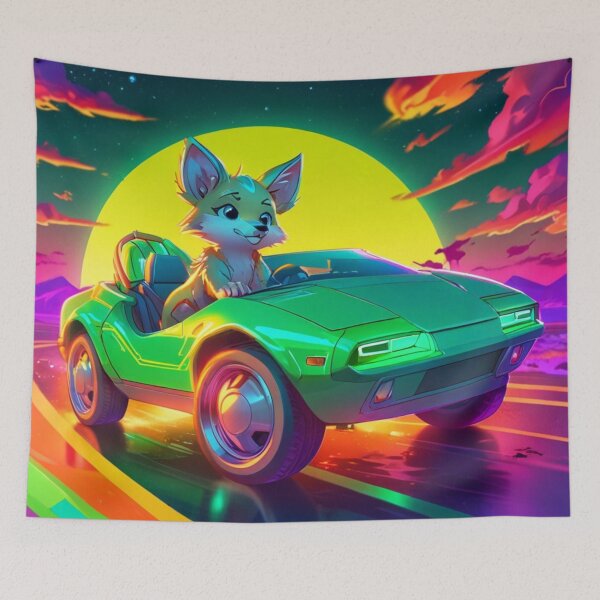 Item preview, Fox in sports car designed and sold by Astralia.