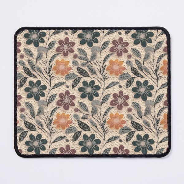 Item preview, Flora Crocheted Flowers Seamless Pattern A14 designed and sold by ArtsyAbode66.