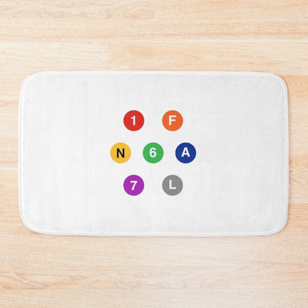Item preview, New York City MTA Subway Lines stickers designed and sold by Mayass-Art.