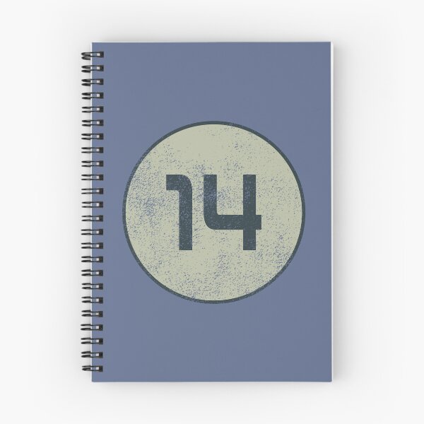 Item preview, Number 14 faded designed and sold by RetroVoyages.