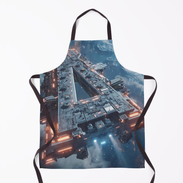 Item preview, Future Spaceship Alphabet A Design designed and sold by Lucky-Sheep777.