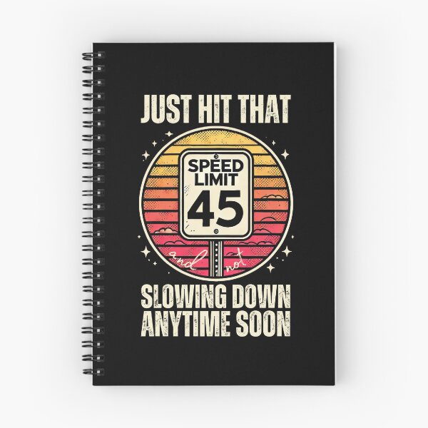 Item preview, Hitting Speed Limit 45 Vintage Design designed and sold by PantatKiller.