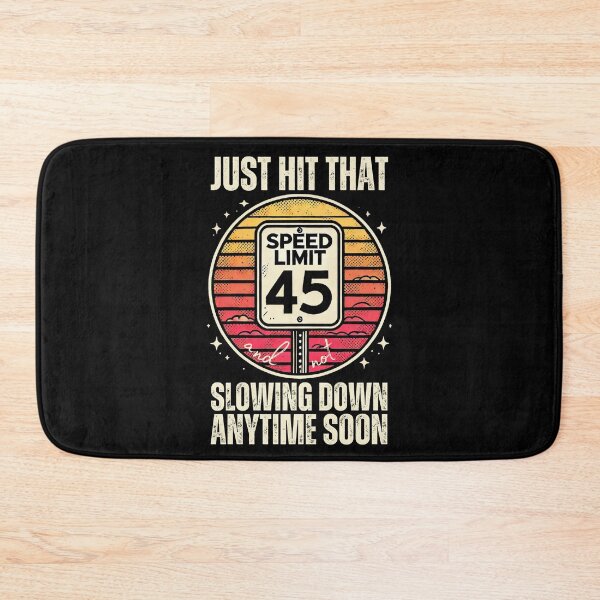 Item preview, Hitting Speed Limit 45 Vintage Design designed and sold by PantatKiller.