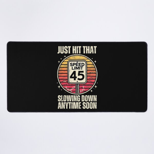 Item preview, Hitting Speed Limit 45 Vintage Design designed and sold by PantatKiller.