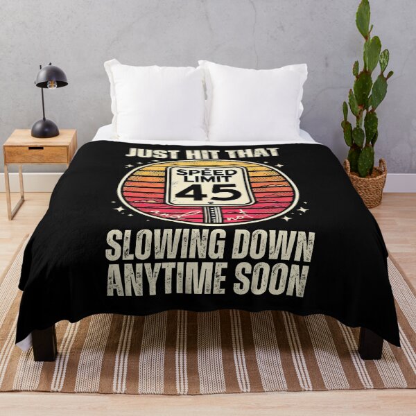 Item preview, Hitting Speed Limit 45 Vintage Design designed and sold by PantatKiller.
