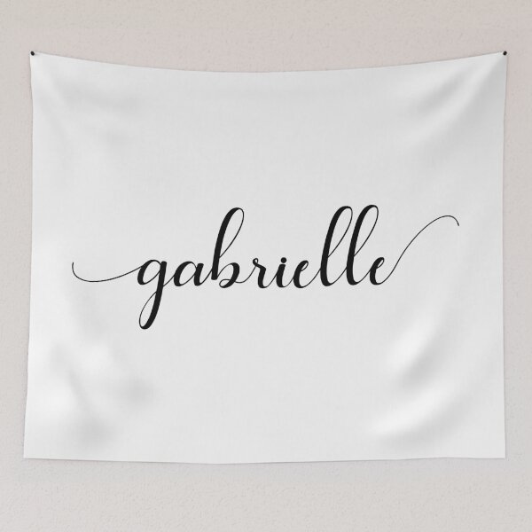 Item preview, Gabrielle - Custom name on delicate black cursive font designed and sold by To the Lua.