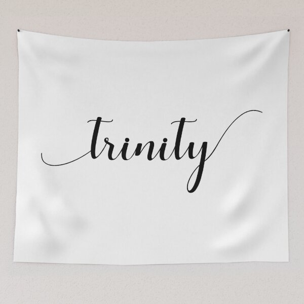 Item preview, Trinity- Custom name on delicate black cursive font designed and sold by To the Lua.