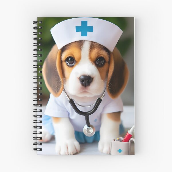 Item preview, Nurse Beagle... Committed To Curing The Sick With Cuteness designed and sold by Hall-O-Gram.
