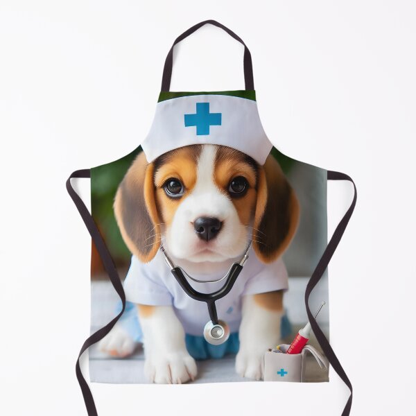 Item preview, Nurse Beagle... Committed To Curing The Sick With Cuteness designed and sold by Hall-O-Gram.