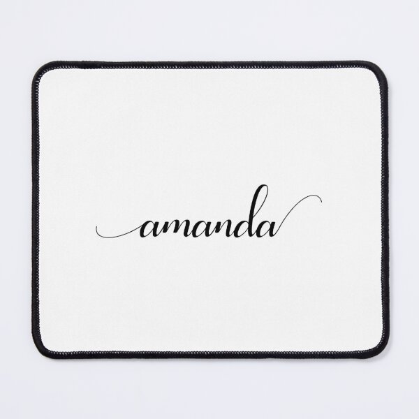 Item preview, Amanda - Custom name on delicate black cursive font designed and sold by To the Lua.